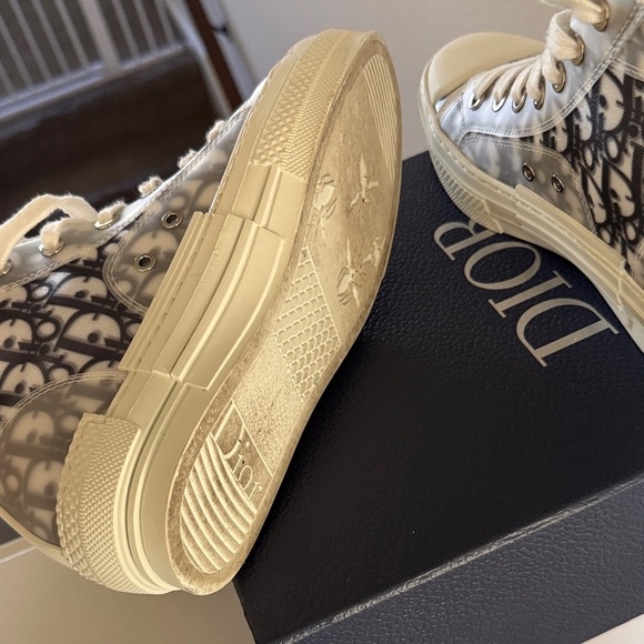 Dior Monochrome High-Top Sneakers